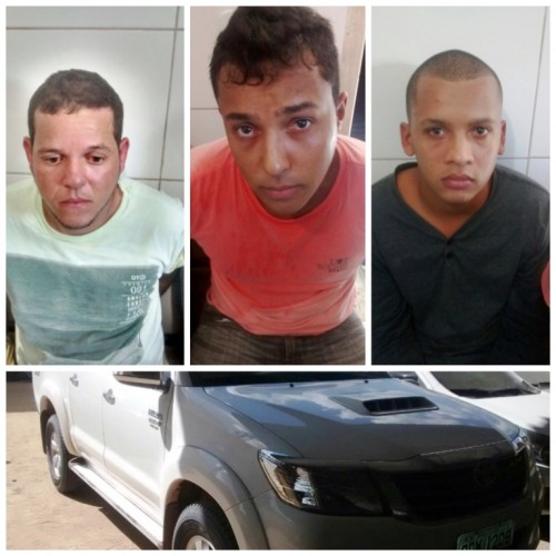 Bandidos roubam Hilux, fazem motorista refém em Vila Valério, mas, são presos em Linhares