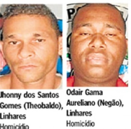 Depois de Linhares, Sesp divulga lista dos criminosos mais procurados do ES com dois linharenses