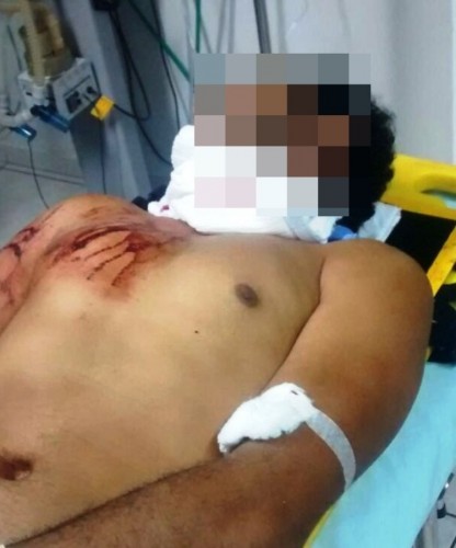 Homem faz esposa e filhos de 4 e 6 anos de reféns no Interlagos e fere policial com faca
