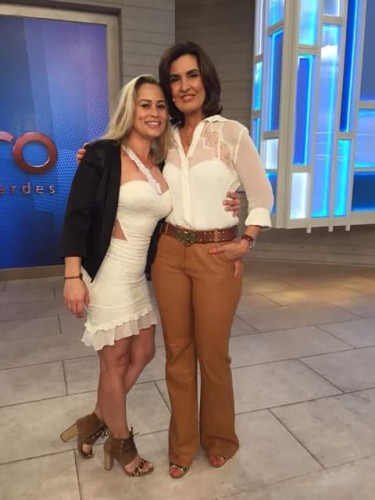 Linharense Star Rigoni participa do programa Encontro de Fátima Bernardes, na Globo