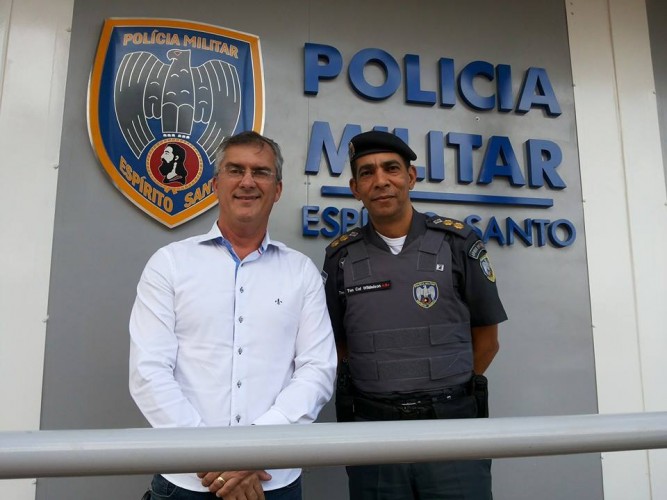 Será que a segurança de Linhares vai ter novidade? Secretário visita Morro do Benedito, em Vitória