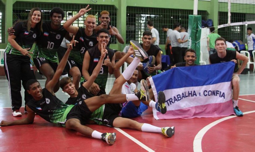 Time de vôlei de Linhares é campeão brasileiro dos Jogos Brasileiros da Juventude, na Paraíba