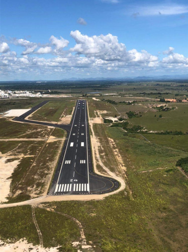 Aeroporto de Linhares: pista fica pronta e novo Terminal ter capacidade para 7 mil passageiros