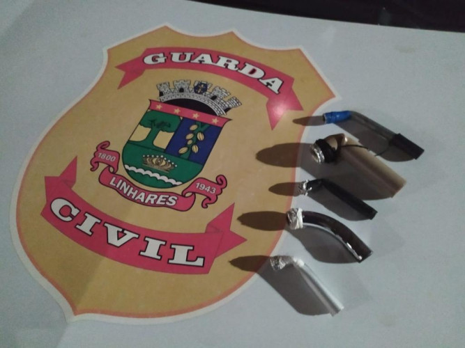 Em um mês, Guarda Municipal apreende 45 armas brancas e 80 cachimbos de crack em Linhares