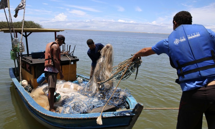 Estudo aponta contaminação de peixes no estuário do Rio Doce, em Regência