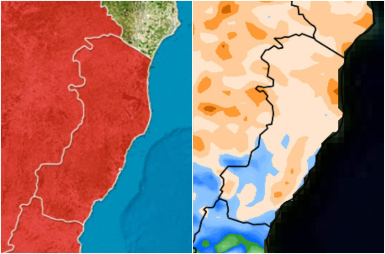 Frente fria no ES: alerta de temporais no fim de semana