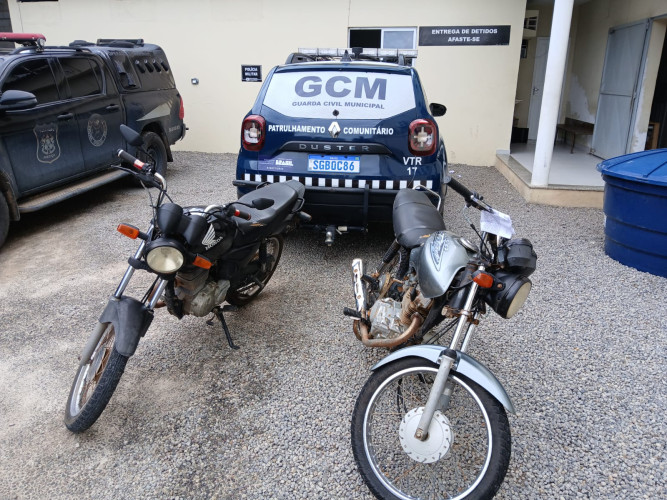 Guarda Civil Municipal recupera duas motos furtadas em Linhares