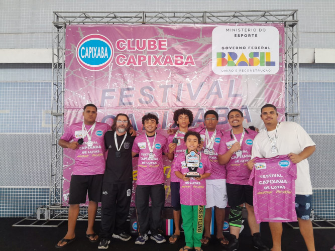 Instituto de Linhares conquista várias medalhas no campeonato estadual de Wrestling