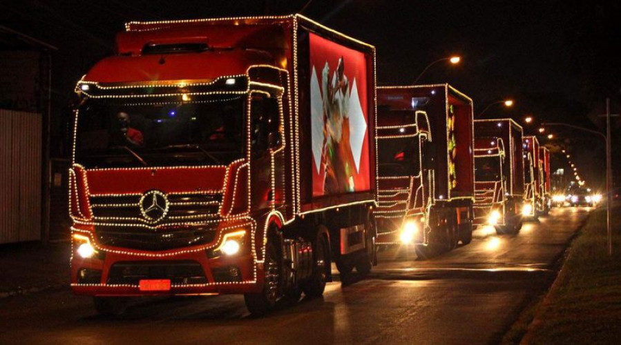 Linhares vai receber a Caravana Iluminada da Coca-cola no próximo dia 16 de dezembro