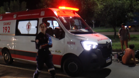Colisão entre duas motos deixou quatro pessoas feridas em Linhares