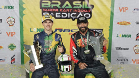 Piloto linharense Lucas Coffler é campeão no GP Brasil em Vespasiano (MG)