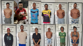 Policia prendeu 16 pessoas em operação contra o tráfico em Rio Bananal