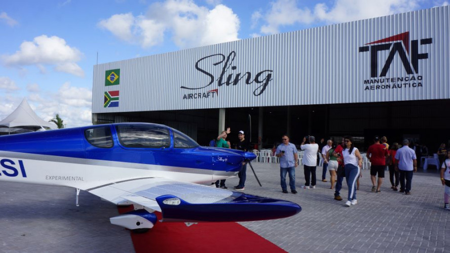 Montadora de aeronaves é inaugurada em Jaguaré