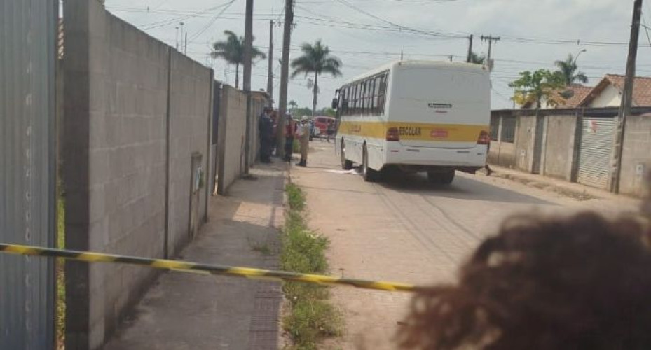 Tragédia: criança de dois anos morre atropelada por ônibus escolar no Residencial Rio Doce, no Aviso