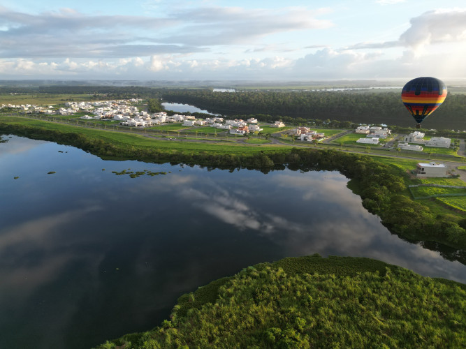 Voo panorâmico de balão é a nova atração turística de Linhares